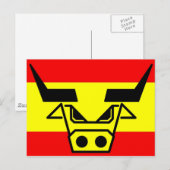 Spaans Bull Briefkaart (Voorkant / Achterkant)