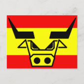 Spaans Bull Briefkaart (Voorkant)