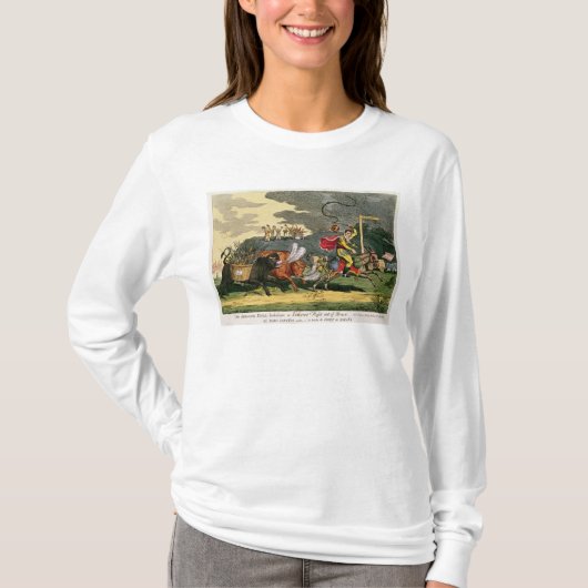 Spaans Bull Broke Lose of Joseph's Flight T-shirt (Voorkant)