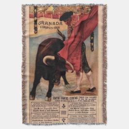  Spaans Bullgevecht Throw Blanket Deken