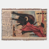  Spaans Bullgevecht Throw Blanket Deken (Voorkant)