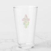 Spaans Cactus Mustache Pet Fiesta Text Artisan Glas (Achterkant)