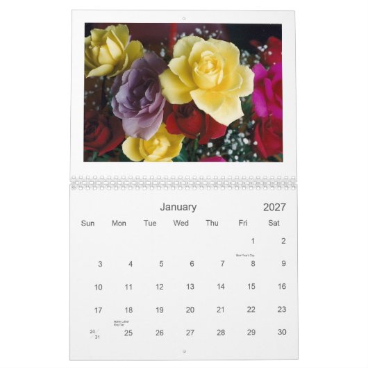 Spaans Calendario 2013-2014 flores para mamma Kalender (Jan 2027)