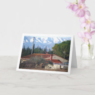 Spaans Chalet en Snowy Mountains Kaart