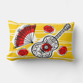 Spaans concern Souvenirs werpt loodslopende lumboo Kussen