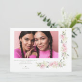 Spaans Dama-voorstel Roze zandlopers Foto (Staand voorkant)