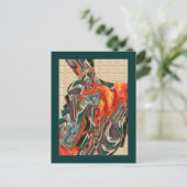 Spaans dans 2 briefkaart (Staand voorkant)