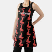 Spaans danser Flamenco Custom Name Schort (Insitu)