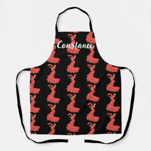 Spaans danser Flamenco Custom Name Schort