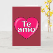 Spaans - de liefde van I u Kaart (Gele Bloem)