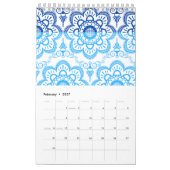 Spaans design prints kalender (Feb 2027)