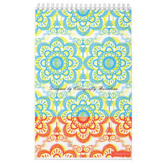 Spaans design prints kalender