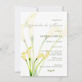 Spaans, Despedida Soltera Flores, Vrijgezellenfees Kaart (Voorkant)