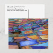 Spaans dorp Art Ctr, Balboa Park, San Diego 2 Briefkaart (Voorkant / Achterkant)