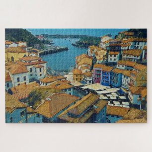 Spaans dorp - Cudillero Legpuzzel