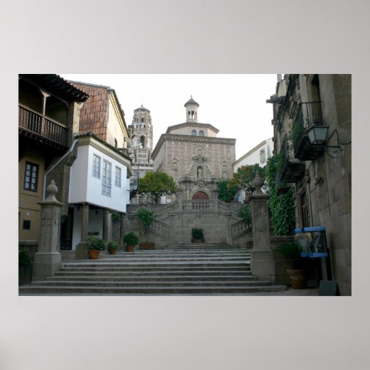 Spaans dorp poster (Voorkant)