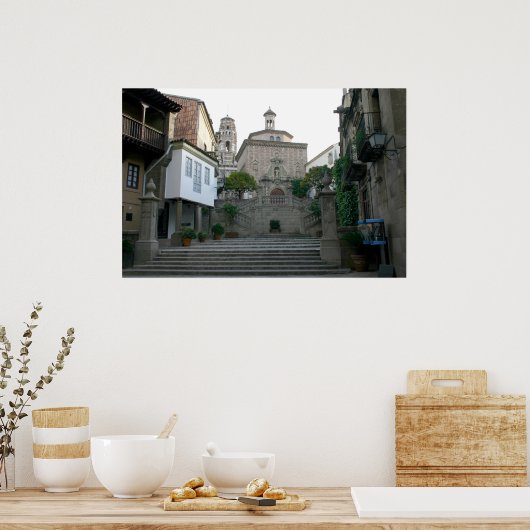 Spaans dorp poster (Keuken)