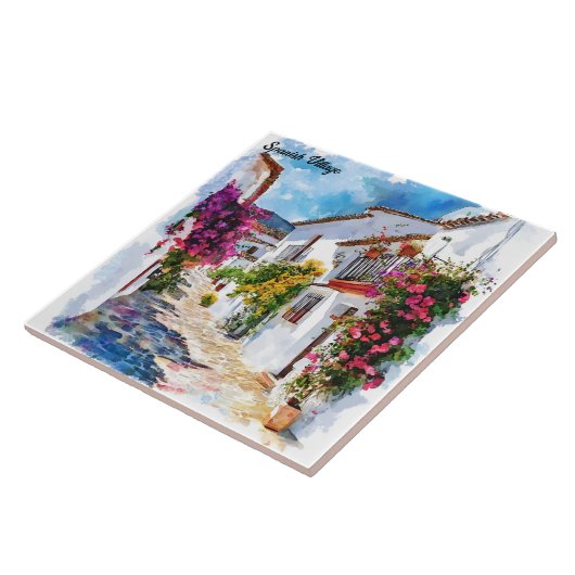 Spaans dorp tegeltje (Zijkant)