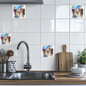 Spaans dorp tegeltje