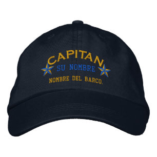 SPAANS El Capitan Nombre del barco y su nombre. Pet
