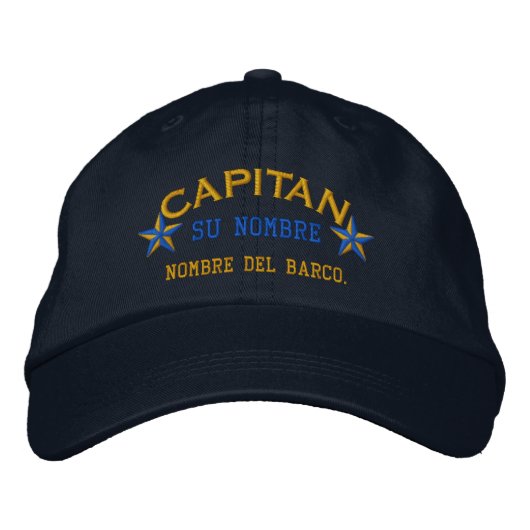 SPAANS El Capitan Nombre del barco y su nombre. Pet (Voorkant)