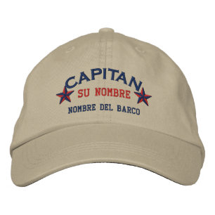SPAANS El Capitan Nombre del barco y su nombre. Pet