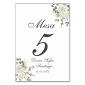 Spaans Elegant Bruiloft Kaart (Voorkant)