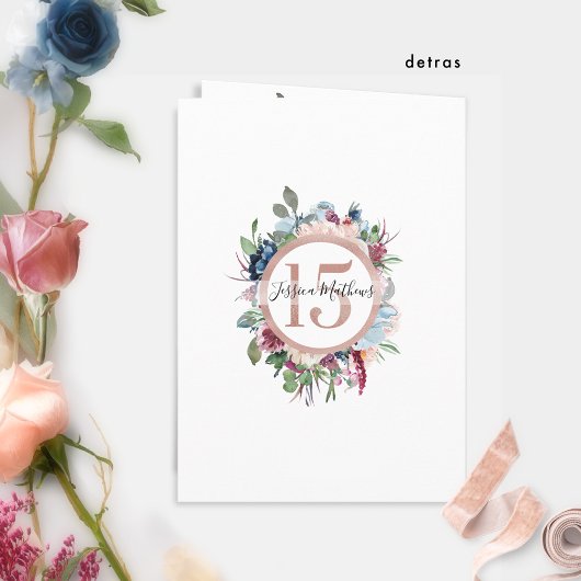 Spaans, Elegant Roos Gold Folded Quinceañera