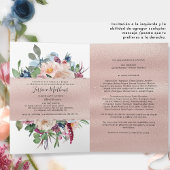 Spaans, Elegant Roos Gold Folded Quinceañera