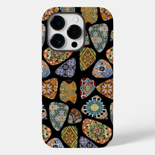 Spaans en Mexicaans Tegel Mosaic Case-Mate iPhone Case (Achterkant)