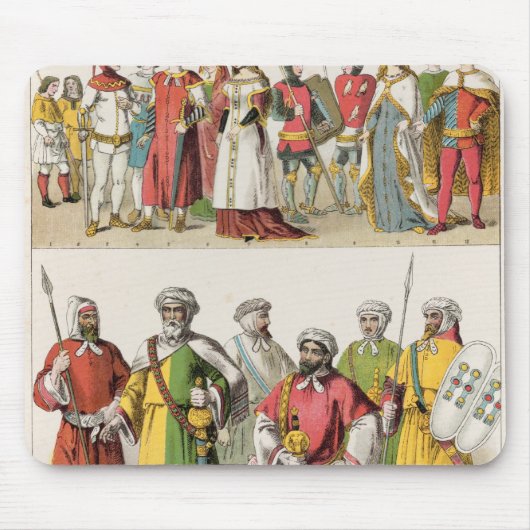 Spaans en Moorish Dress Muismat (Voorkant)