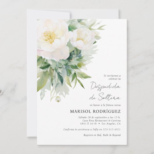 Spaans Engels Despedida de Soltera Vrijgezellenfee Kaart (Voorkant)