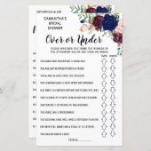 Spaans engels spel in het vrijgezellenfeest (Voorkant / Achterkant)