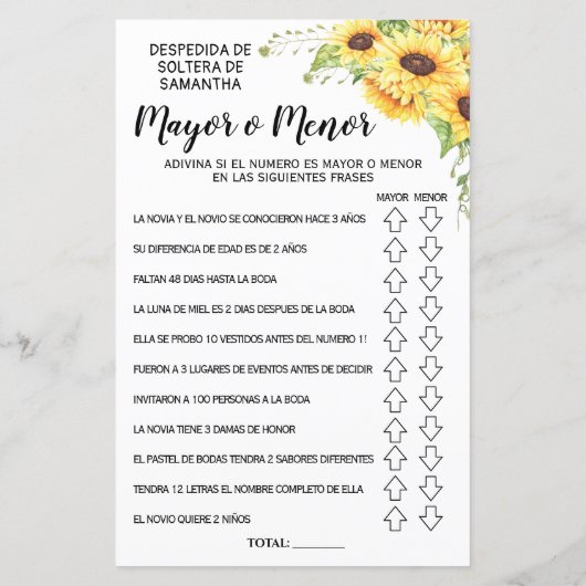 Spaans engels spel in het vrijgezellenfeest (Achterkant)