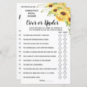 Spaans engels spel in het vrijgezellenfeest (Voorkant / Achterkant)