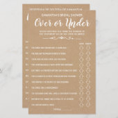 Spaans engels spel in het vrijgezellenfeest (Voorkant / Achterkant)