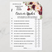 Spaans engels spel in het vrijgezellenfeest (Voorkant / Achterkant)