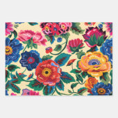 Spaans erfgoed maand bloemen inpakpapier vel (Voorkant 3)