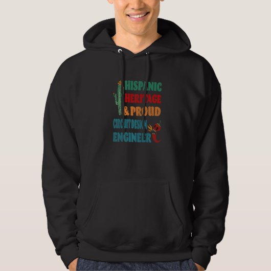 Spaans erfgoed & trots circuitengineer hoodie (Voorkant)