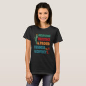Spaans erfgoed & trotse bedrijfsarchitect t-shirt (Voorkant volledig)