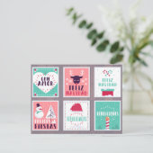 SPAANS FELIZ NAVIDAD CHRISTMAS CARD SET FEESTDAGENKAART (Staand voorkant)