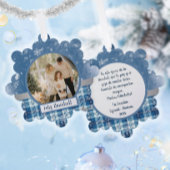 Spaans Feliz Navidad Elegante Azul Vakantie Kaart