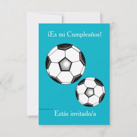 Spaans: Fiesta de cumpleaños — Invitación Kaart (Voorkant)