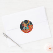 Spaans Flamenco Dancer Sticker (Envelop)