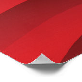 Spaans flamenco danser met ventilator, zwart en ro poster (Hoek)