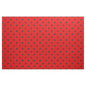Spaans Flamenco rood zwart polka dot Stof (Yard (91,4 cm))