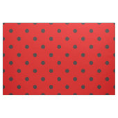 Spaans Flamenco rood zwart polka dot Stof (Fat Quarter)