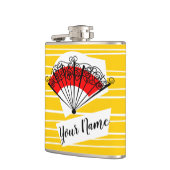 Spaans flesje met voornaam heupfles (Links)