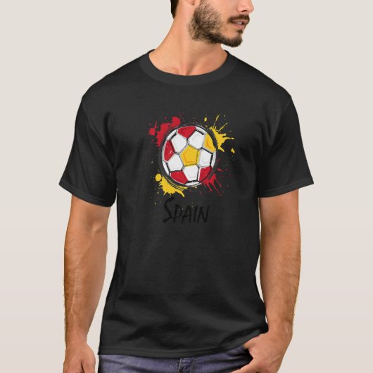 Spaans Football Spanje T-shirt (Voorkant)