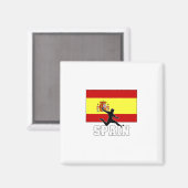 Spaans Football Voetbalteam Magneet (Voorkant / Achterkant)